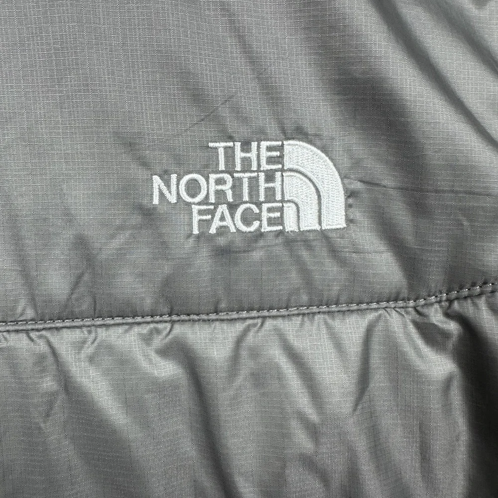 The North Face Puffer Jacket‎ Mens XXL Gray Silve T150 + T550 Full Zip Pockets